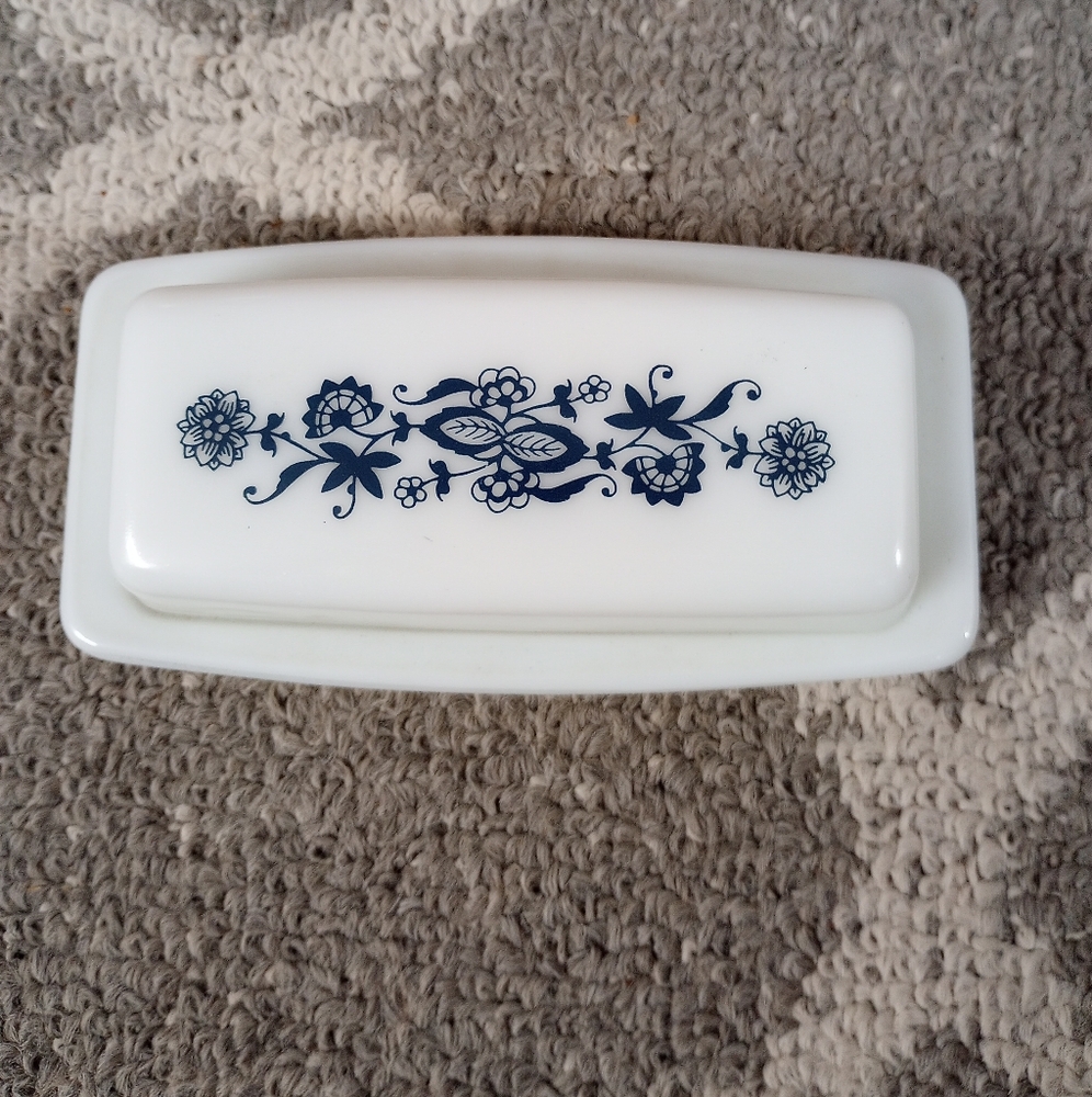 Pyrex butter dish